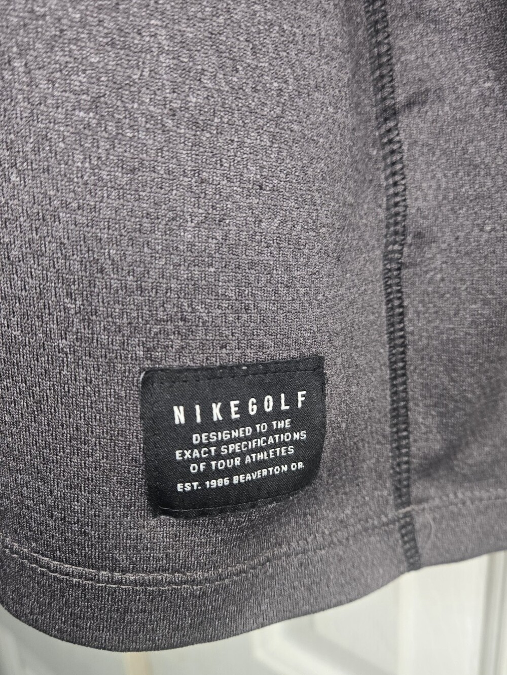Nike Golf Dri Fit Carolina Panthers 1/4 Zip Pullover Gray Mens 3XL NFL Jacket - Picture 6 of 11